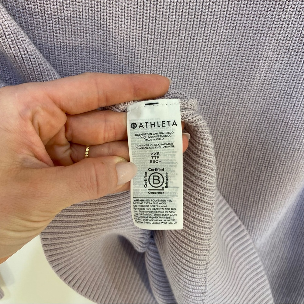 Athleta Hanover Merino‎ Wool Sweater - Picture 8 of 8